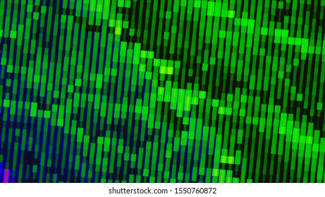 Halftone geometric design with a set of colorful abstract rhombuses. Multicolor, rainbow vector layout with lines, rectangles. Decorative design in an abstract style with rectangles.