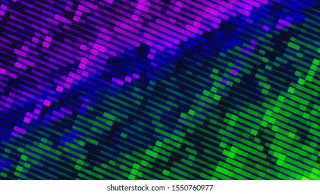 Halftone geometric design with a set of colorful abstract rhombuses. Multicolor, rainbow vector layout with lines, rectangles. Decorative design in an abstract style with rectangles.