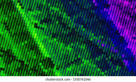 Halftone geometric design with a set of colorful abstract rhombuses. Multicolor, rainbow vector layout with lines, rectangles. Decorative design in an abstract style with rectangles.