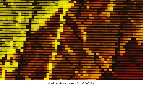 Halftone geometric design with a set of colorful abstract rhombuses. Multicolor vector layout with lines, rectangles. Decorative design in an abstract style with rectangles.
