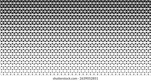 Halftone geometric pattern. Black and white abstract background.