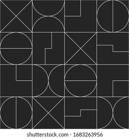 Halftone geometric pattern graphic design vector