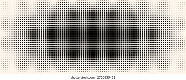 padrão contínuo geométrico de meio-tom com formas de diamante, cristais, losango. Fundo monocromático minimalista abstrato com efeito de transição de gradiente. vetor eps 10