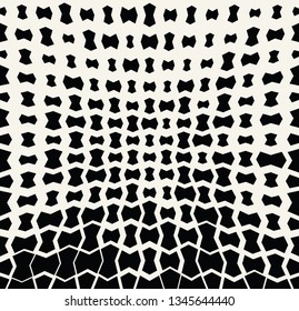halftone geometric vector border pattern