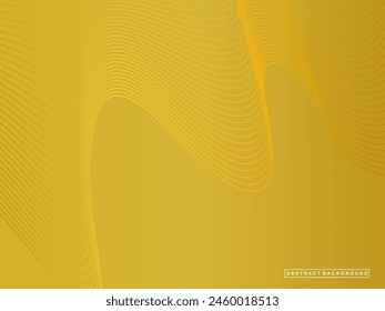 Halftone gold background design. Gold background with wavy abstract lines pattern, suitable for cards, posters, advertisements, brochures, certificates, etc.