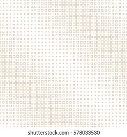 halftone gold square geometric gradient pattern