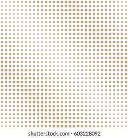 halftone gold square geometric gradient pattern