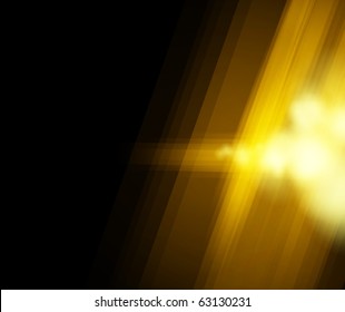 Halftone golden light background. Vector illustration