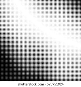 Halftone gradation / gradient pattern, abstract geometric pointillist texture