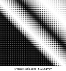 Halftone gradation / gradient pattern, abstract geometric pointillist texture