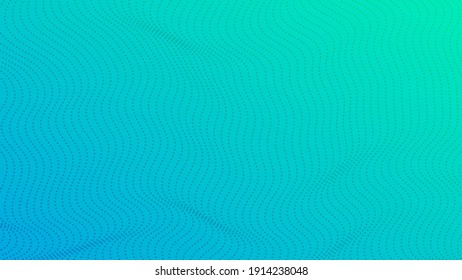 Halftone gradient background with dots. Abstract blue dotted pop art pattern in comic style. Vector illustration