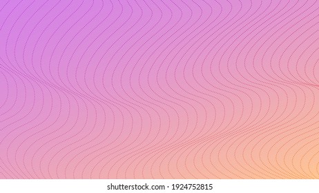 Halftone gradient background with dots. Abstract violet dotted pop art pattern in comic style. Vector illustration