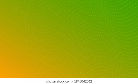 Halftone gradient background with dots. Abstract green dotted pop art pattern in comic style. Vector illustration