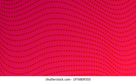 Halftone gradient background with dots. Abstract red dotted pop art pattern in comic style. Vector illustration
