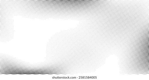 halftone gradient background. Faded grit noise texture. White and black sand wallpaper. Retro pixelated backdrop. Anime or manga style comic abstract