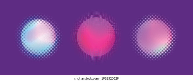 Halftone gradient background. Vector pattern. Grunge texture