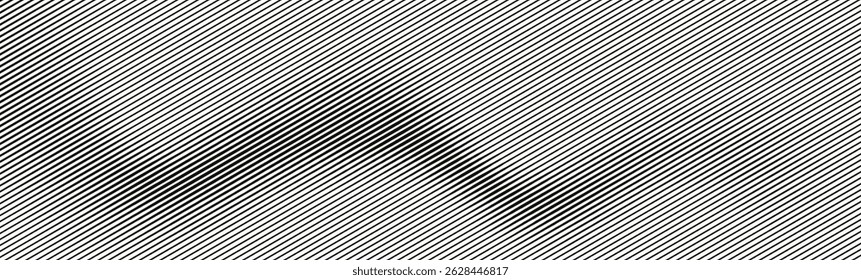 Halftone gradient background wave with diagonal stripes. Slanted textured vector pattern. Parallel line vintage paper texture for overlay, print, collage, cover.
