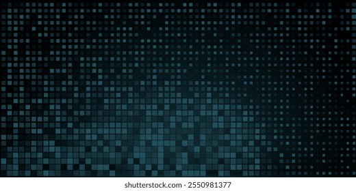 Ilustração de plano de fundo de pontos de gradiente de meio-tom. Textura de meio-tom verde claro, pontilhado escuro.