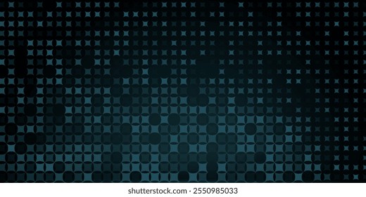Halftone gradient dots background illustration. Green dark dotted, green light halftone texture.