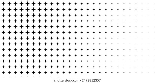 Halftone gradient. Dotted gradient, background with monochrome dotted texture. Polka dot pattern template vector dots pattern Abstract dot gradient halftone pattern illustration