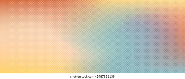 Halftone gradient. Dotted gradient, smooth dots spraying and halftones dot background seamless horizontal geometric pattern vector template set.