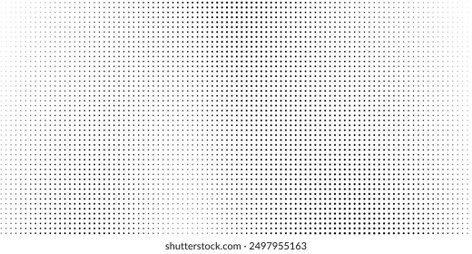 Halftone gradient. Dotted gradient, smooth dots spraying and halftones dot background seamless horizontal geometric pattern vector template set
