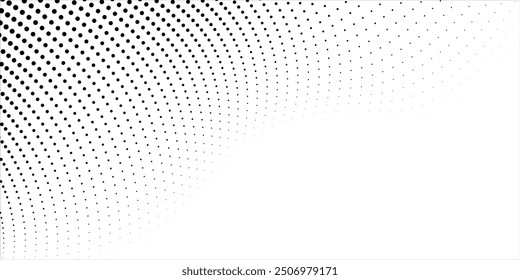 Halftone gradient. Dotted gradient, smooth dots spraying and halftones dot background seamless horizontal geometric pattern vector template set modern