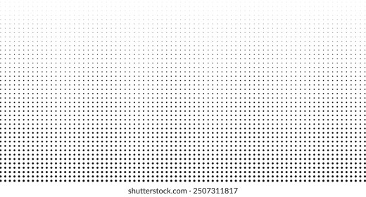  Halftone gradient. Dotted gradient, smooth dots spraying and halftones dot background seamless horizontal geometric pattern vector template set.