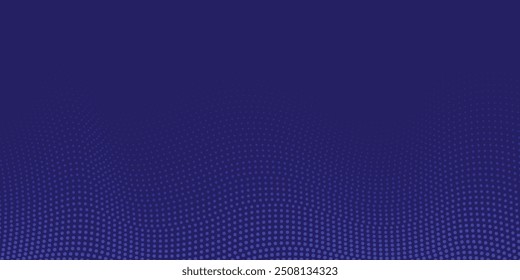Halftone gradient. Dotted gradient, smooth dots spraying and halftones dot background seamless horizontal geometric pattern vector template set.