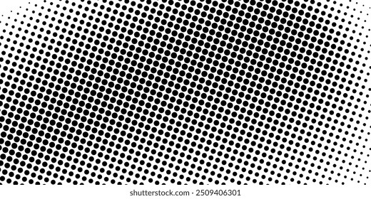 Gradiente de meio-tom. Gradiente pontilhado, borrifada de pontos suaves e fundo de meio-tons modelo de vetor de padrão geométrico horizontal sem costura 
