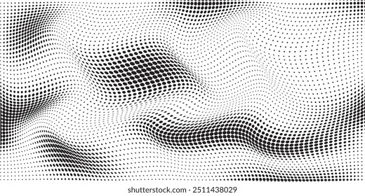  Halftone gradient. Dotted gradient, smooth dots spraying and halftones dot background seamless horizontal geometric pattern vector template set. vector ilustrator