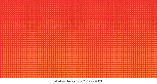 Halftone gradient. Dotted gradient, smooth dots spraying and halftones dot background seamless horizontal geometric pattern vector template. modern.