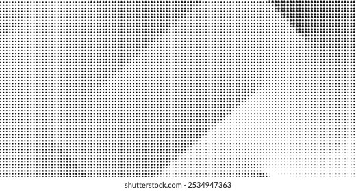 Gradiente de meio-tom. Gradiente pontilhado, borrifada de pontos suaves e fundo de meio-tons conjunto de modelos de vetor de padrão geométrico horizontal sem costura