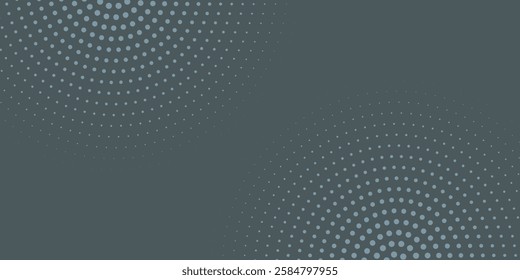 Halftone gradient. Dotted gradient, smooth dots spraying and halftones dot background seamless horizontal geometric pattern vector template set.	
