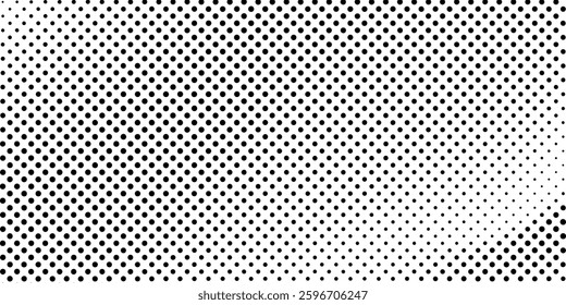 Halftone gradient. Dotted gradient, smooth dots spraying and halftones dot background seamless  modern