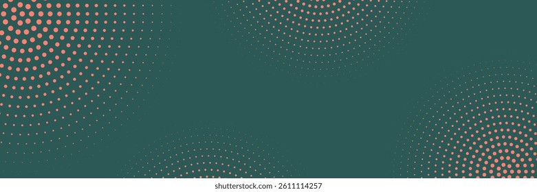 Halftone gradient. Dotted gradient, smooth dots spraying and halftones dot background seamless horizontal geometric pattern vector template set. modern vector ilustration	