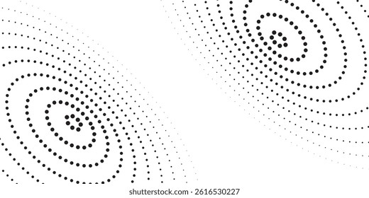 Halftone gradient. Dotted gradient, smooth dots spraying and halftones dot background seamless horizontal geometric pattern vector template set. modern vector ilustration	