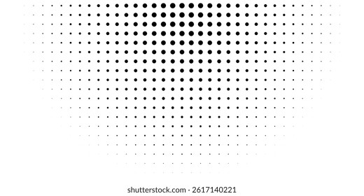 Halftone gradient. Dotted gradient, smooth dots spraying and halftones dot background seamless horizontal geometric pattern vector template set. modern vector ilustration	