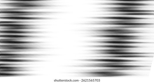 Halftone gradient. Dotted gradient, smooth dots spraying and halftones dot background seamless horizontal geometric pattern vector template set. dots vector eps10