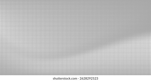 Halftone gradient. Dotted gradient, smooth dots spraying and halftones dot background seamless horizontal geometric pattern vector template set.	