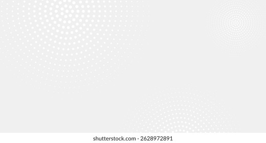 Halftone gradient. Dotted gradient, smooth dots spraying and halftones dot background seamless horizontal geometric pattern vector template set.	