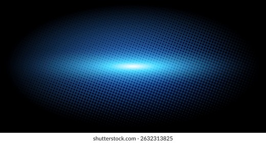 Gradiente de semitono. Gradiente punteado, pulverización de puntos lisos y halftones fondo de puntos sin fisuras patrón geométrico Horizontal conjunto de Plantilla de Vector.