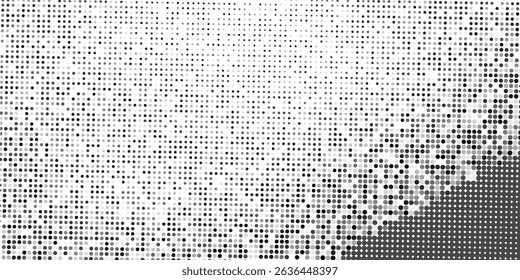 Halftone gradient. Dotted gradient, smooth dots spraying and halftones dot background seamless horizontal geometric pattern vector template set. dots vector