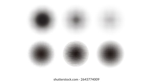 Halftone gradient. Dotted gradient, smooth dots spraying and halftones dot background seamless modern.eps 10