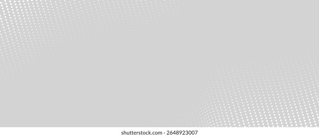 Halftone gradient. Dotted gradient, smooth dots spraying and halftones dot background seamless horizontal geometric pattern vector template set