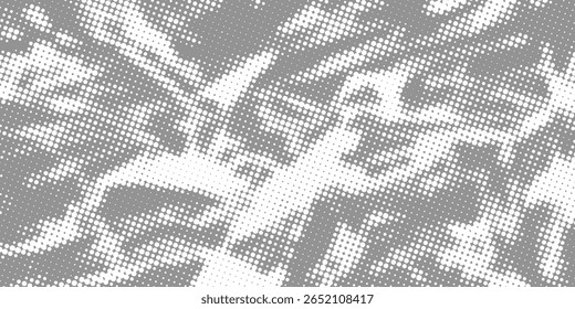 Halftone gradient. Dotted gradient, smooth dots spraying and halftones dot background seamless horizontal geometric pattern vector template set. modern vector ilustration	