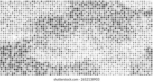 Halftone gradient. Dotted gradient, smooth dots spraying and halftones dot background seamless horizontal geometric pattern vector template set	
