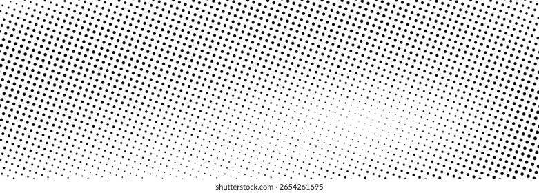 Gradiente de meio-tom. Gradiente pontilhado, borrifada de pontos suaves e fundo de meio-tons conjunto de modelos de vetor de padrão geométrico horizontal sem costura