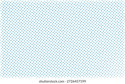 Gradiente de semitono. Gradiente punteado, pulverización de puntos lisos y fondo de puntos semitonos Plantilla de Vector de patrón geométrico Horizontal sin fisuras.