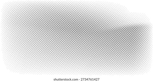 Halftone gradient. Dotted gradient, smooth dots spraying and halftones dot background seamless horizontal geometric pattern vector template set. eps10.
